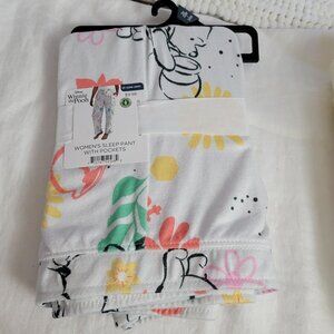 NEW 3X Briefly Stated Pajama Sleep Pants w/pockets plus flannel Winnie the Pooh